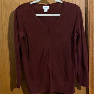 Old Navy Maroon Knit Top